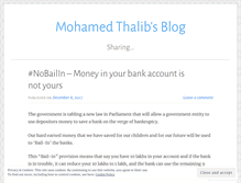 Tablet Screenshot of mohammadthalif.wordpress.com