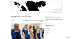 Desktop Screenshot of dearophelia.wordpress.com