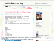 Tablet Screenshot of fuadhasyim.wordpress.com