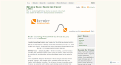 Desktop Screenshot of bendercon.wordpress.com