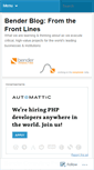 Mobile Screenshot of bendercon.wordpress.com
