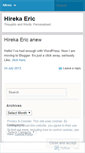 Mobile Screenshot of hirekaeric.wordpress.com