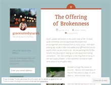 Tablet Screenshot of gracenotesbysarah.wordpress.com