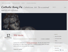 Tablet Screenshot of catholickungfu.wordpress.com