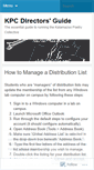 Mobile Screenshot of kpcguide.wordpress.com
