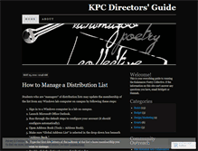 Tablet Screenshot of kpcguide.wordpress.com