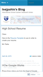 Mobile Screenshot of isejpahls.wordpress.com