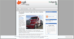 Desktop Screenshot of cgfreightindex.wordpress.com