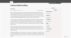 Desktop Screenshot of coleenabobeenablog.wordpress.com