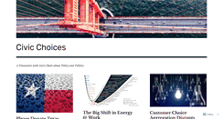 Desktop Screenshot of civicchoices.wordpress.com
