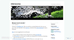 Desktop Screenshot of interracorsa.wordpress.com