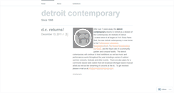 Desktop Screenshot of detroitcontemporary.wordpress.com