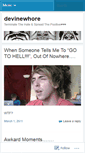Mobile Screenshot of devinewhore.wordpress.com