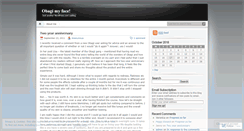 Desktop Screenshot of obagimyface.wordpress.com
