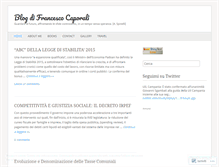 Tablet Screenshot of francescocaporali.wordpress.com