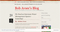 Desktop Screenshot of bobavsec.wordpress.com