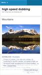 Mobile Screenshot of highspeeddubbing.wordpress.com