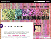 Tablet Screenshot of melnomundodamoda.wordpress.com