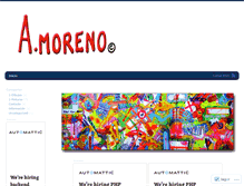 Tablet Screenshot of antoniomoreno.wordpress.com