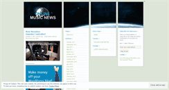 Desktop Screenshot of onlinemusicnews.wordpress.com