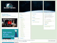 Tablet Screenshot of onlinemusicnews.wordpress.com