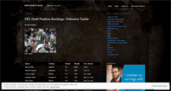 Desktop Screenshot of kruisports.wordpress.com