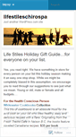 Mobile Screenshot of lifestileschirospa.wordpress.com
