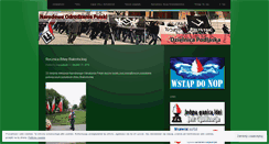 Desktop Screenshot of noppodlasie.wordpress.com
