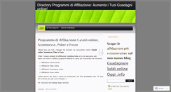 Desktop Screenshot of affiliazioni.wordpress.com