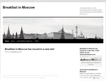 Tablet Screenshot of breakfastinmoscow.wordpress.com