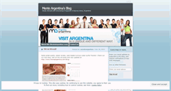 Desktop Screenshot of menteargentina.wordpress.com