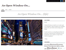 Tablet Screenshot of anopenwindowon.wordpress.com