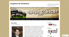 Desktop Screenshot of congressodocentenario.wordpress.com