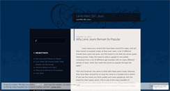 Desktop Screenshot of levismen501jean.wordpress.com