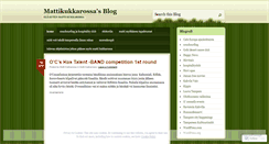 Desktop Screenshot of mattikukkarossa.wordpress.com