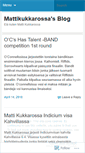 Mobile Screenshot of mattikukkarossa.wordpress.com