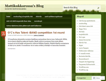 Tablet Screenshot of mattikukkarossa.wordpress.com