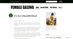 Desktop Screenshot of femalegazing.wordpress.com