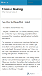 Mobile Screenshot of femalegazing.wordpress.com