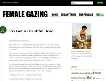 Tablet Screenshot of femalegazing.wordpress.com