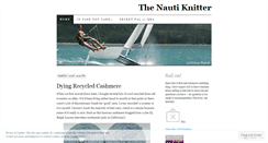 Desktop Screenshot of nautiknitter.wordpress.com