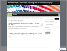 Tablet Screenshot of moviesmp4.wordpress.com