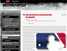 Tablet Screenshot of bostonsportscp.wordpress.com