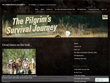 Tablet Screenshot of pilgrimsurvivaljourney.wordpress.com