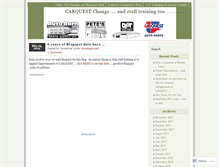Tablet Screenshot of cqchange.wordpress.com
