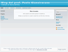 Tablet Screenshot of giansiracusa.wordpress.com