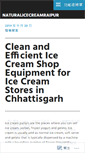 Mobile Screenshot of naturalicecreamraipur.wordpress.com