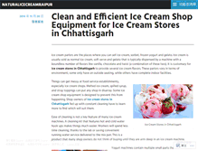 Tablet Screenshot of naturalicecreamraipur.wordpress.com