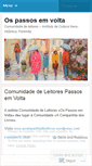 Mobile Screenshot of ospassosemvolta.wordpress.com