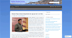 Desktop Screenshot of andresmoralese.wordpress.com